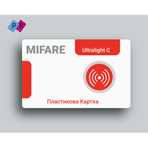 Бесконтактная пластиковая карта Mifare Ultralight C (192). Photo 3